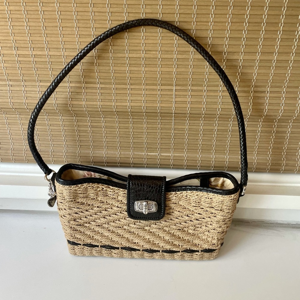 Brighton Straw Shoulder Purse
